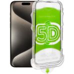CepStok Apple iPhone 15 Pro Max Ekran Koruyucu Premium 9h Tam Kaplayan Temperli Cam - Şeffaf