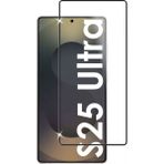 CepStok Samsung Galaxy S25 Ultra Kırılmaz Cam 5d Tam Kaplayan Ince Ekran Koruyucu - Siyah - Şeffaf