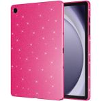 Cepte Aksesuar Galaxy Tab A9 Plus Simli Parlak Görünümlü Zore Tablet Koton Kılıf-Pembe Koyu - Koyu Pembe