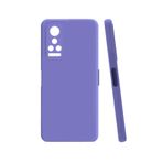 Cepteaksesuar Gm 22 Pro Uyumlu Kılıf Kamera Korumalı Silikon Zore Biye Arka Kapak Lila CEPTE-AVSLKNGM22P-8