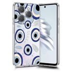 CepteCepnet Tecno Spark 20 Pro İle Uyumlu Özel Tasarım Baskılı Kamera Korumalı Şeffaf Telefon Kılıfı 1
