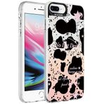 Cepustik Apple iPhone 7 Plus Kılıf Mermer Desenli Zore Marbello Kılıf