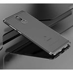 Cepustik Huawei Mate 10 Lite Kılıf Dört Köşeli Lazer Silikon Kılıf