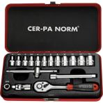 CER-PA NORM 4000 30 1417 1/4 inç 17 Parça Lokma Anahtar Takımı