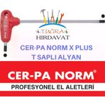 Cer-pa Norm 8x175 mm X-Plus T Saplı Allen Anahtar