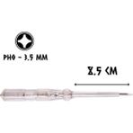 Cer-Pa Norm Kontrol Kalemi Yıldız Uçlu Ph0 - 18.5 Cm. - Şeffaf