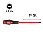 Cer-pa Norm Prosoft İzoleli Tornavida Mıknatıslı Düz Uçlu 6.5 - 15 Cm.