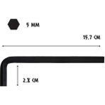CER-PA NORM Tekli Alyan Uzun - 5.0 Mm. - Siyah