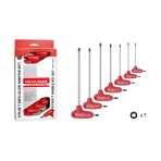 Cer-Pa X-Plus T Saplı Torx Alyan Anahtar Seti Takımı 7 Parça