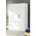 Ceramical GRE3 3 Kapaklı Beyaz Gardrop