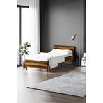 Ceramical Kr1 Tek Kişilik Karyola - 90x190 - Ceviz