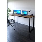 Ceramical Metal Ayaklı Çalışma Masası - 160cm - Çam