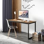 Ceramical MS1 Metal Ayaklı Çalışma Masası 140 cm Ceviz