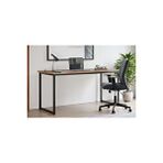 Ceramical Ms1 Metal Ayaklı Çalışma Masası - 140cm - Ceviz