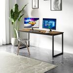 Ceramical MS1 Metal Ayaklı Çalışma Masası 160 cm Ceviz