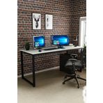 Ceramical Ms1 Metal Ayaklı Çalışma Masası - 160cm - Beyaz