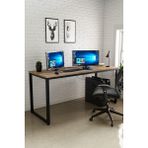 Ceramical MS1 Metal Ayaklı Çalışma Masası - 160cm - Ceviz - 160 cm