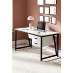 Ceramical MS2C 70x140 cm Çekmeceli Beyaz Ofis Çalışma Masası