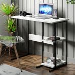 Ceramical MSR2 Metal Ayaklı Bilgisayar Çalışma Masası - Beyaz - Y: 72 cm D: 44 cm G: 90 cm