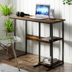 Ceramical MSR2 Metal Ayaklı Bilgisayar Çalışma Masası - Ceviz - Y: 72 cm D: 44 cm G: 90 cm
