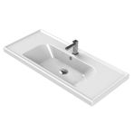 Cerastyle 100 cm Frame Etajerli Lavabo