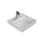 Cerastyle 48x48 cm Turkuaz Sharp Etajerli Lavabo