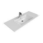Cerastyle İbiza 121x51 Cm Etajerli Lavabo Tek Hazneli Beyaz