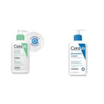 CeraVe Yüz Bakım Seti: Kuru Ciltler için Nemlendirici Losyon 236 ml & Normal ve Yağlıya Dönük Ciltler için Köpüren Temizleyici 236 ml