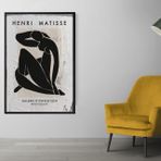 Çerçeveli Beton Art Dokulu Matisse Poster