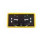 Çerçeveli Dikdörtgen Plakalık Plaka Altlığı Sarı 32X17cm 1 Adet