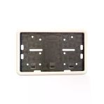 Çerçeveli Motor Plakalık Plaka Altlığı Beyaz 17X26 Cm