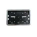 Çerçeveli Motor Plakalık Plaka Altlığı Krom 1 Adet