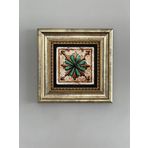 Çerçeveli Taş Duvar Tablosu 20 x 20 cm DESEN-OSCAR STONE DECOR