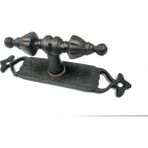 Çerçici Antika Tarz Dekoratif Pirinç Burma Pencere Kolu - 152X32 Mm, Oksit
