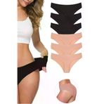 ÇERÇİCİ RT-RYL-DKSZ60005XL-XXL 6 Adet Kadın Dikişsiz Lazer Kesim Esnek İz Yapmayan Külot S2-Royaleks