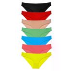 ÇERÇİCİ RT-RYL-EKOS70004XL 7 Adet Süper Eko Set Likralı Kadın Slip Külot Çok Renkli-Royaleks