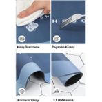 Çerçici Süper Su Emici Kaymaz Tabanlı Banyo Paspası ( 40X60 )Cm