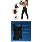 ÇERÇİCİ Termal Sauna Tayt + Atlet Takım ( Xxxl ) Neotex Terletme Takımı