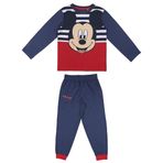 CERDÁ LIFE'S LITTLE MOMENTS Erkek Mickey Mouse Pijama Kış Çocuk Pijamaları%100 Pamuk Resmi Disney Lisansı, Mavi, 5 Yaş