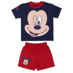 CERDÁ LIFE'S LITTLE MOMENTS Erkek Pijama Verano De Renkli Azul-Licencia Resmi Mickey Mouse Yaz Pijaması Mavi Resmi Disney Lisansı Rojo Tek Beden (5'li Paket)
