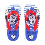 CERDÁ LIFE'S LITTLE MOMENTS Minnie Mouse Tasvirleri ile Kız Çocuk Parmak arası Terlik | Yazlık Eva Kauçuk Tabanlı Terlik, Kırmızı ve Mavi (numeric_32)