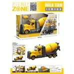 Ceren Ctoys Sesli Işıklı Pilli Sök Tak İş Makineneleri Kamyon Beton Mikseri Yw9075c