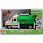 Ceren Ctoys Sesli ve Işıklı Pilli Çöp Konteynr Toplayıcısı WY592A
