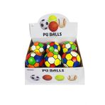 Ceren D-54 Stres Topu Renkli Tekli Top