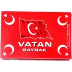Ceren Vatan Bayrak Polyester 100X150 cm Renkli Kırtasiye Ürünü 1 Parça Türk Bayrağı - 100 x 150 cm