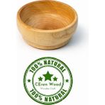 Ceren Wooden Ceren Wood %100 Doğal Kavak Ağacı El Yapımı Ahşap Çerezlik – 9×4 cm Mini Sunum Kasesi