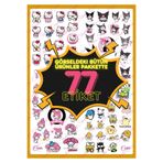 Ceres Studio Hello Kitty Ve Arkadaşları Kuromi My Melody Cinnamoroll 77 Etiket Bullet Journal Telefon Sticker