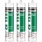 Ceresit CS 225 3x280 gr Beyaz Silikon Mastik