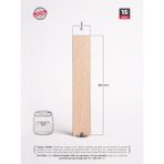 Cereus Ahşap Mum Fitili 18MM x 100MM x 1.2mm - 15 Adet | Yüksek Koku Performansı, Şömine Etkisi, Kişiye Özel Markalama