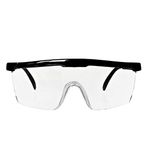 Cerlingwee Gözlük, 149 x 59 mm Hafif Toz Önleyici Gözlükler Buğu Önleyici Gözlüklü Açık Hava Avcılık için Parlatma için Yetişkinler için Deney için (Parlak siyah)